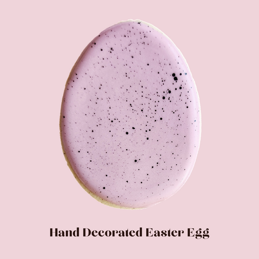 Speckled Easter Egg Cookie